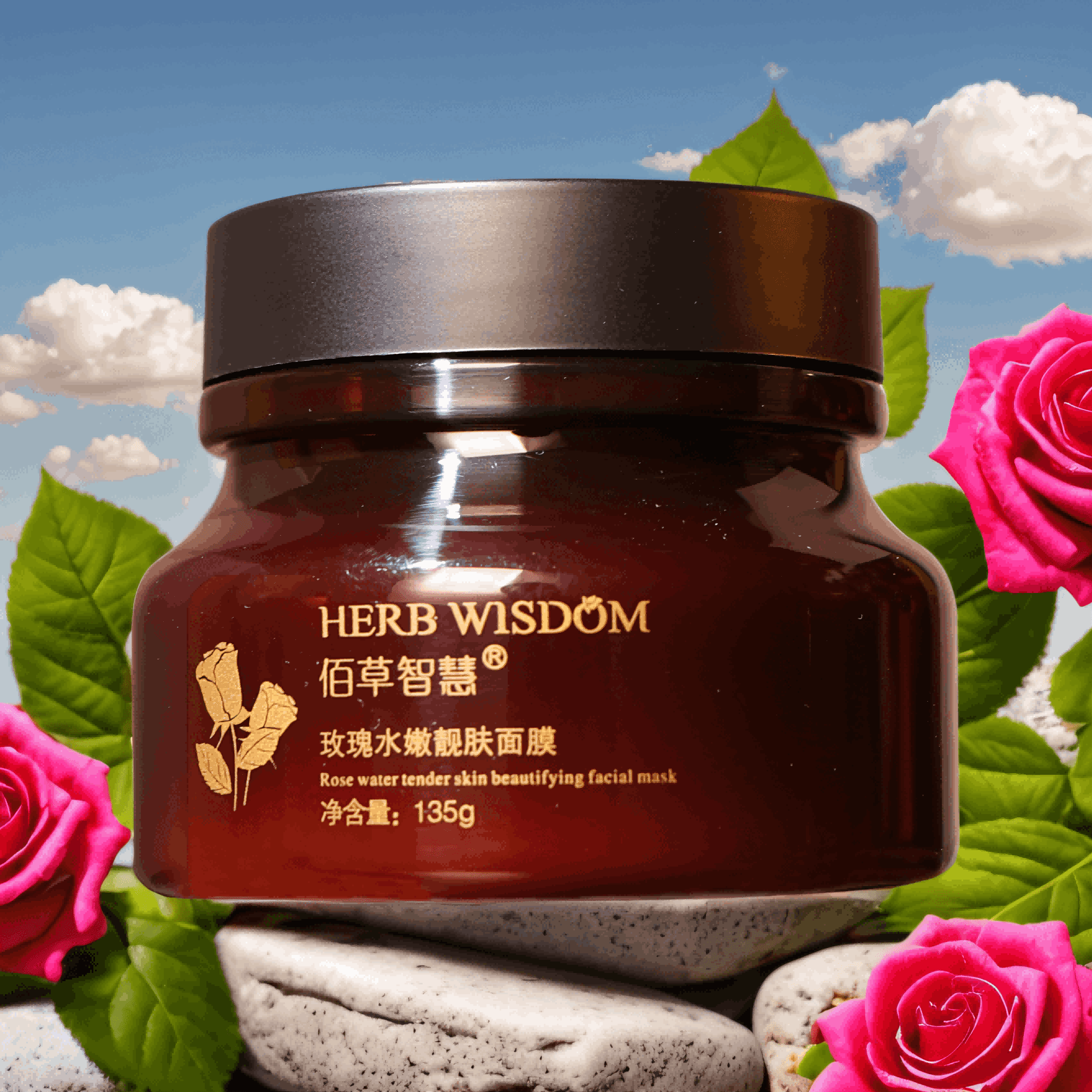 玫瑰水嫩煥顏面膜